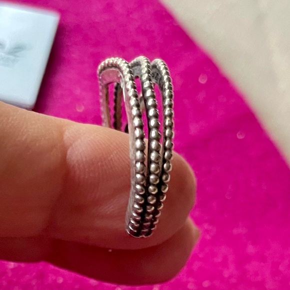 Or Paz Sterling Silver 1" Round Hoop Earrings - Picture 10 of 13